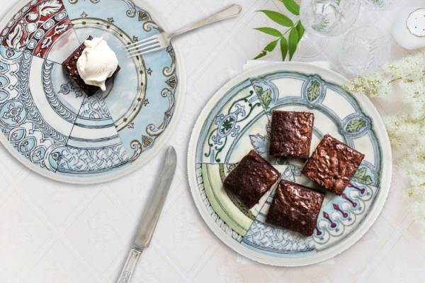 The Mia Kintsugi Servis Tabağı 6'lı Seti 28 cm