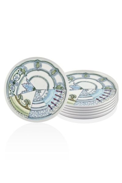 The Mia Kintsugi Servis Tabağı 6'lı Seti 24 cm