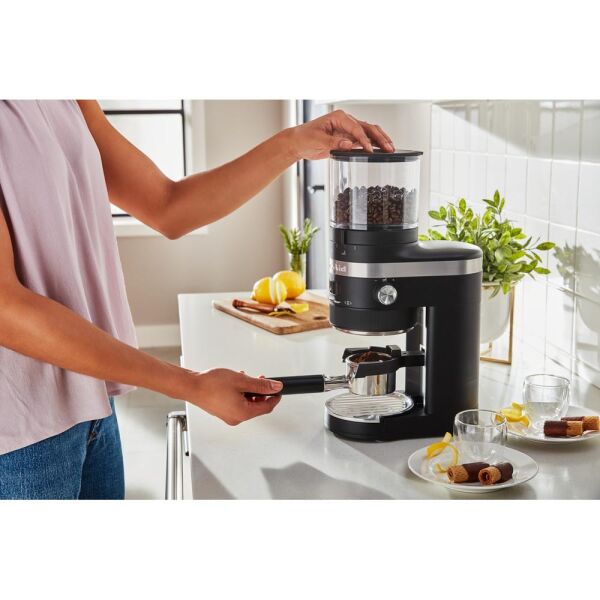 Kitchenaid Artisan Burr Grinder 5KCG8433 Onyx  Black EOB