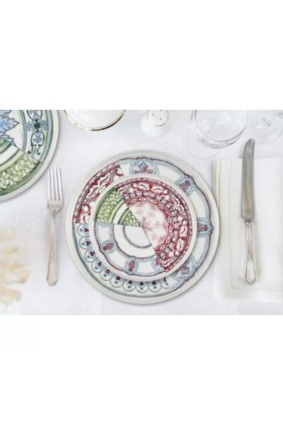 The Mia Kintsugi Pasta Tabağı 6'lı Seti 20 cm