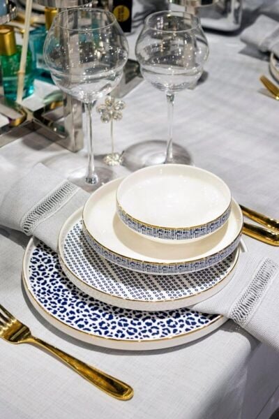 Mikasa Moor Blue Modern 24 Parça Yemek Takımı