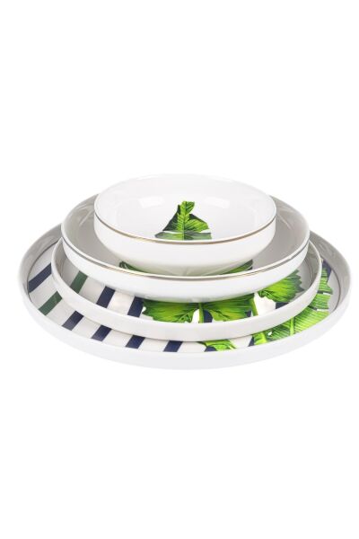 Mikasa Moor Jungle Modern 24 Parça Yemek Takımı