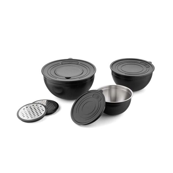 Jumbo Globe 9 Parça Rendeli Sak Mat Siyah