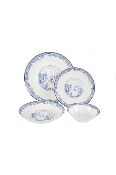 Mikasa Moor Osaka Blue 24 Parça Yemek Takımı