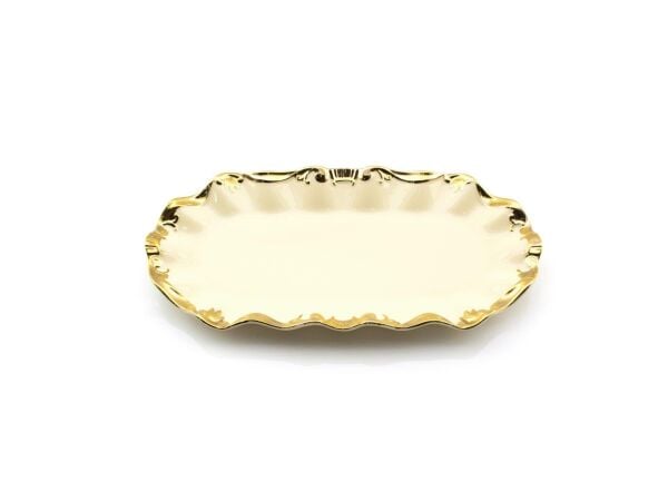 Wanelli 17717-2G Golden Rey 30 cm Kayık Tabak