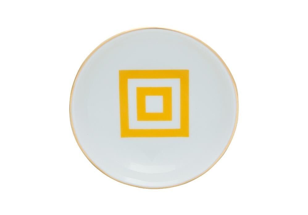 Porland Morocco Desen4 Sarı Mini Kase 10cm