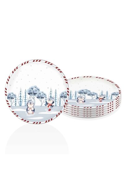 The Mia Penguin Servis Tabağı 6'lı Seti 26 cm