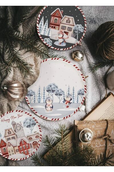 The Mia Penguin Servis Tabağı 6'lı Seti 26 cm