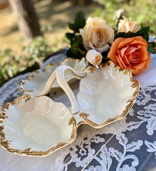 Wanelli 17744-G Golden Rey 29 cm 3 Bölmeli Tabak