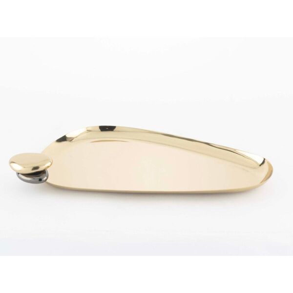 Mikasa Moor Gold Çakıl Taşı Vurgulu Tepsi 30x17cm