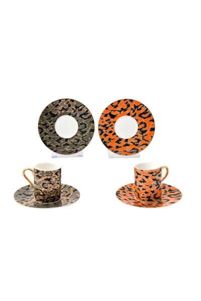 Luckyart Eva Bone 6'Lı Kahve Fincanı