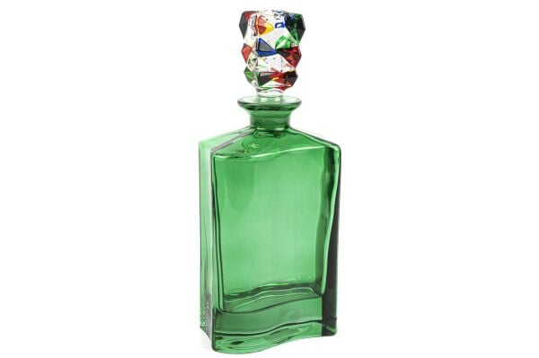 Mikasa Moor Yeşil Renkli Cam Şişe 30 cm 800 Ml