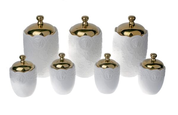 Luckyart Isabella Bone Serisi 7'li Kavanoz Seti