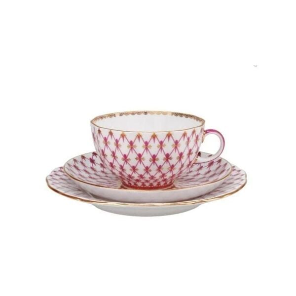 Imperıal Porselen Çay Seti Tulip Net-Blues
