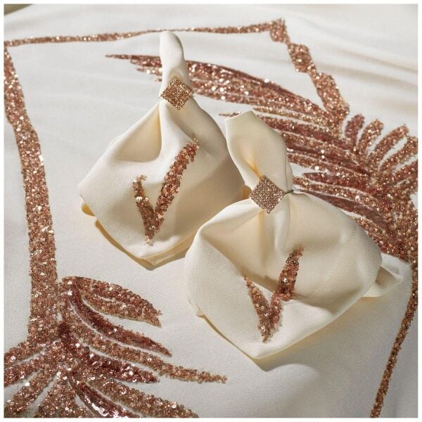 Zebra Casa Carolıne Masa Takımı Bej