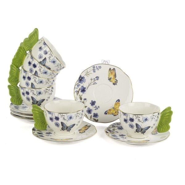 Mikasa Moor Butterfly Lovers 6lı Kahve Fincan Seti 120cc