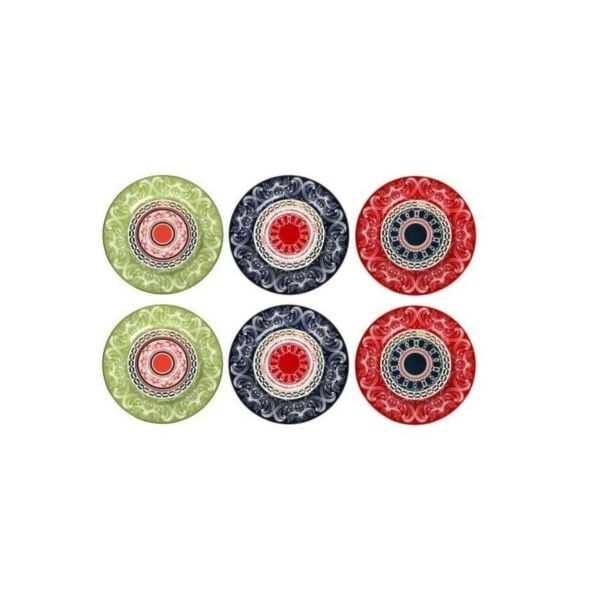 Lucky Art Lancelot Bone 27cm 6lı Tabak Seti