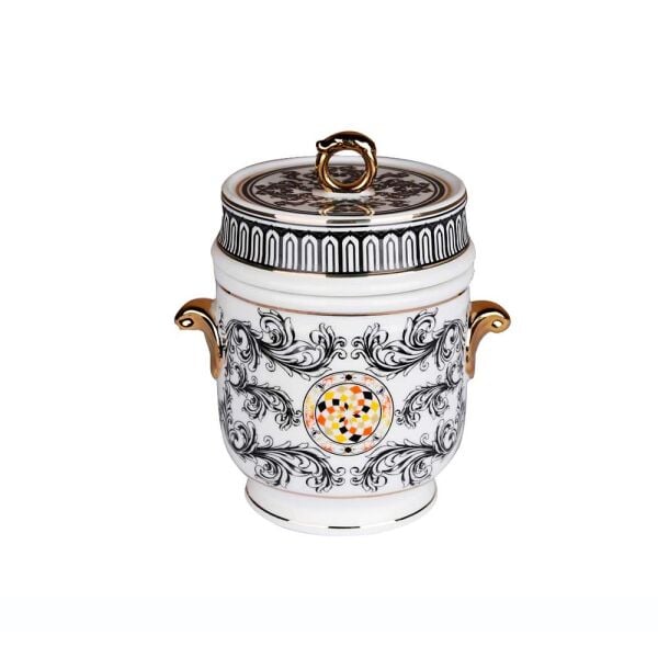 Lucky Art Margery Bone Kulplu Kavanoz 16 Cm