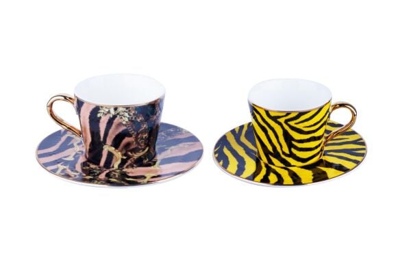 Luckyart Juliet Bone 6'lı Kahve Fincan Seti