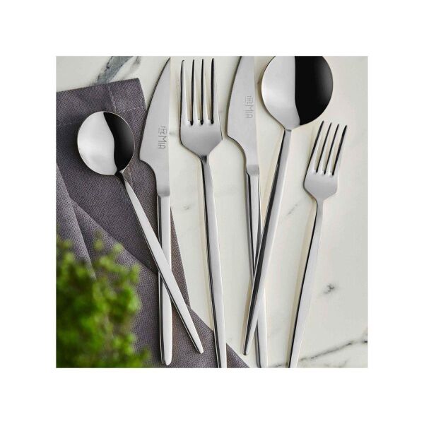 The Mia Isla Çatal Kaşık Bıçak Takımı Gümüş 36 Parça