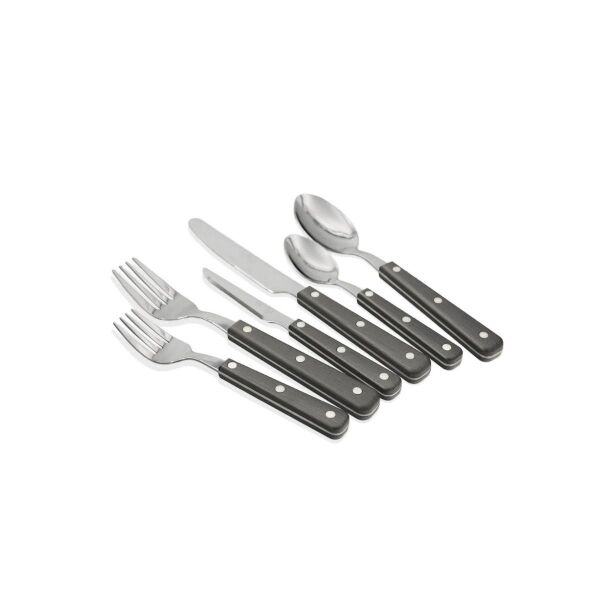The Mia Dark Çatal Kaşık Bıçak Takımı 36 Parça