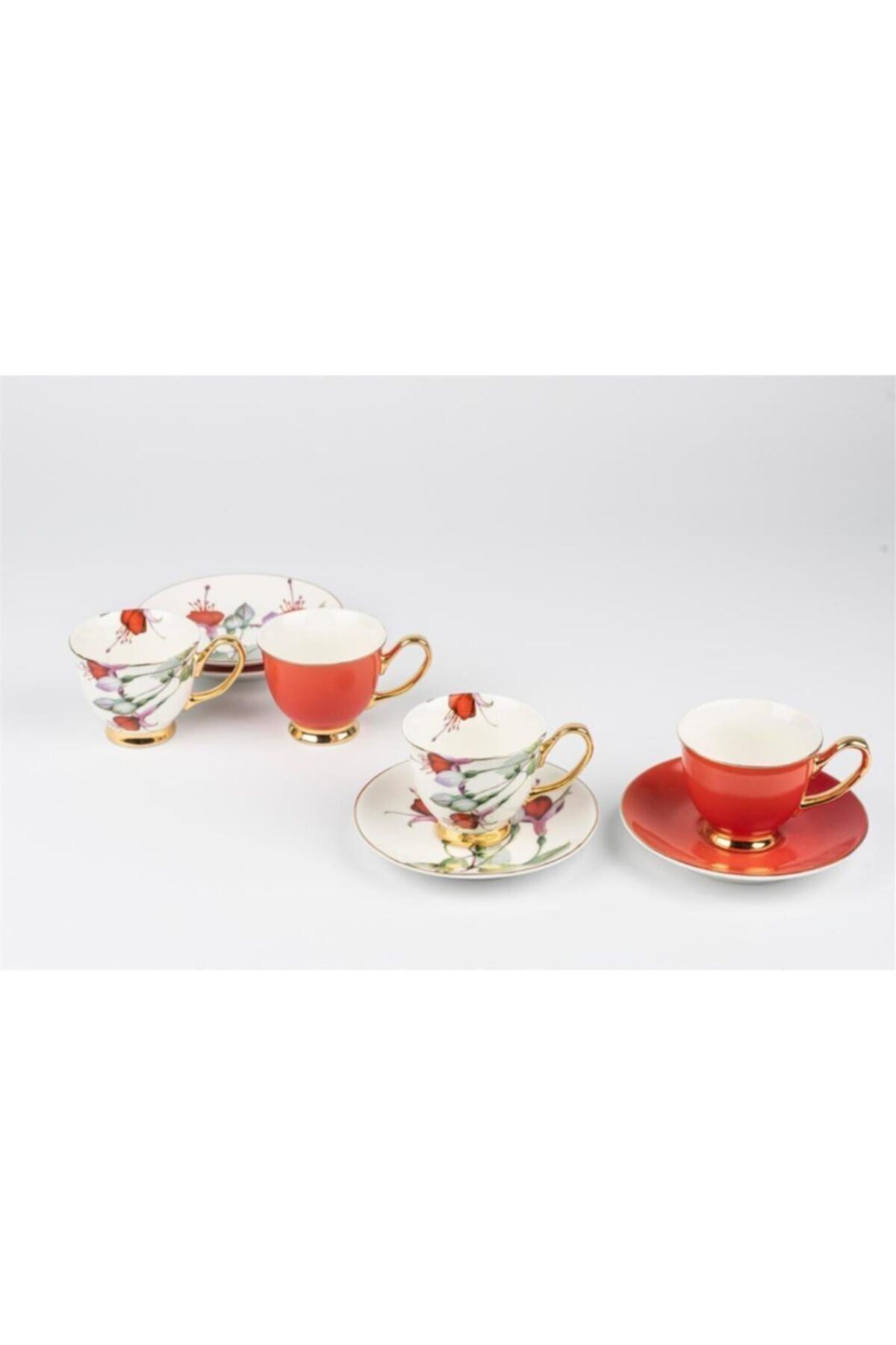 Mikasa Moor Vita Orange 4'lü Kahve Fincan Seti