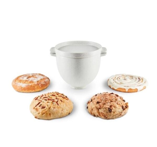 KitchenAid 5KSM2CB5BGS Pişirici Kapaklı Evde Ekmek Yapma Kasesi