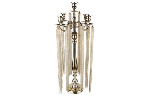 Luckyart Gold Zincirli 5'li Jumbo Mumluk 100 cm
