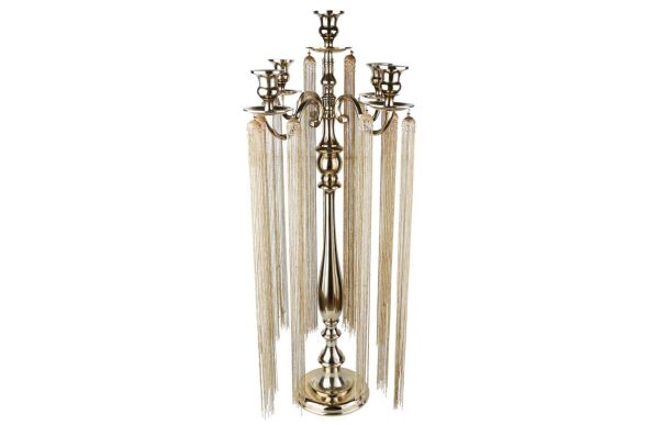 Luckyart Gold Zincirli 5'li Jumbo Mumluk 100 cm
