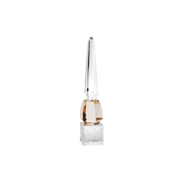 Mikasa Moor Amber Clear Cam Dekor Obje 9x43cm