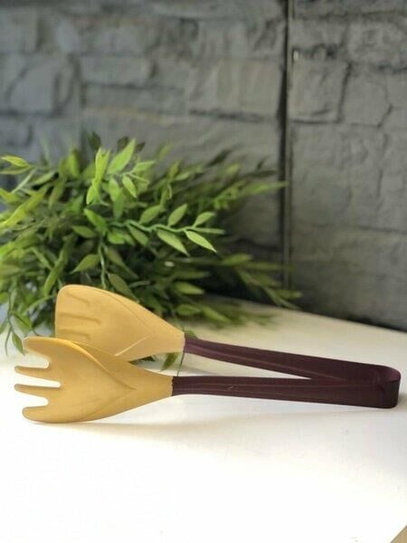 Roy King Makarna Çelik Maşa Mat Altın Mor