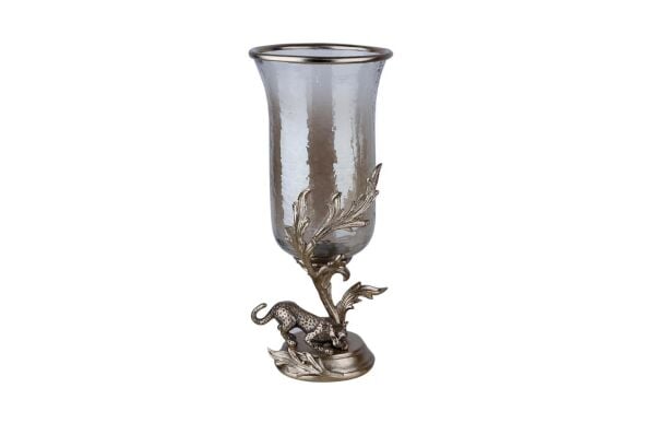 Luckyart Gold Leoparlı Mumluk 41 Cm