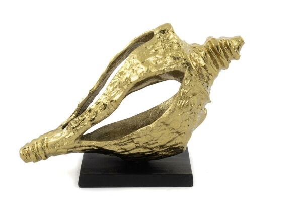 Mikasa Moor Cowry Gold Metal Dekor Obje 31x16x20cm