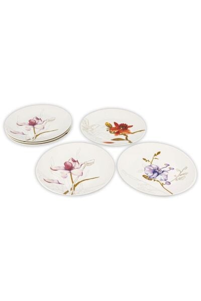 Mikasa Moor Royal Flowers 6'lı Pasta Tabağı 20 cm