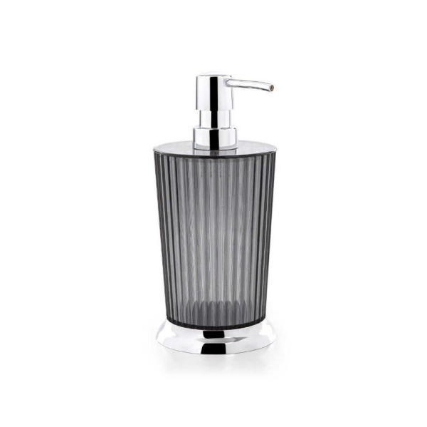 Primanova Nely Sıvı Sabunluk Şeffaf Siyah