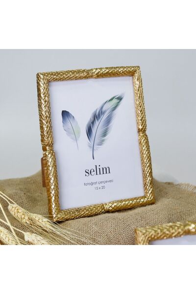 Selim Dekor Zena 15x20 Çerçeve Altın