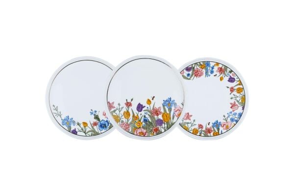 Luckyart Olivia 6'lı Bone 21 Cm Servis Tabağı Seti