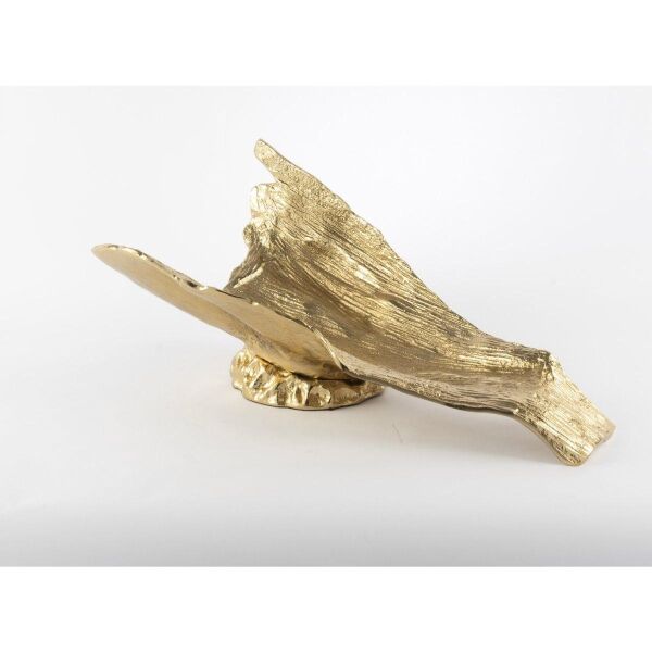 Mikasa Moor Bronz Yaprak Dekor Obje 44x24x21cm