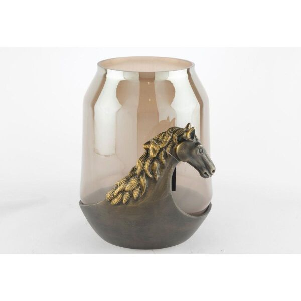 Mikasa Moor Mikasa MoorSmoke Cam At Figürlü Mumluk 12x31cm