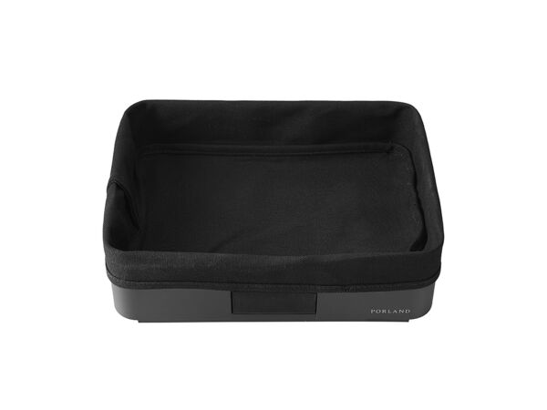 Porland Decipula Siyah Ekmek Sepeti 25 cm