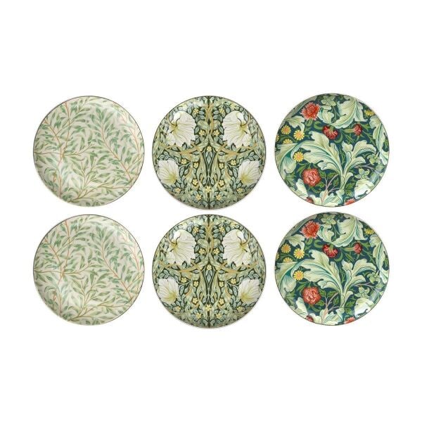 Lucky Art Sylva Bone 20cm 6lı Tabak Seti