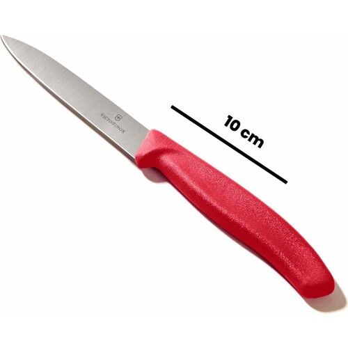 Victorinox 6.7701 Swiss Classic 10 cm Soyma Bıçak Kırmızı