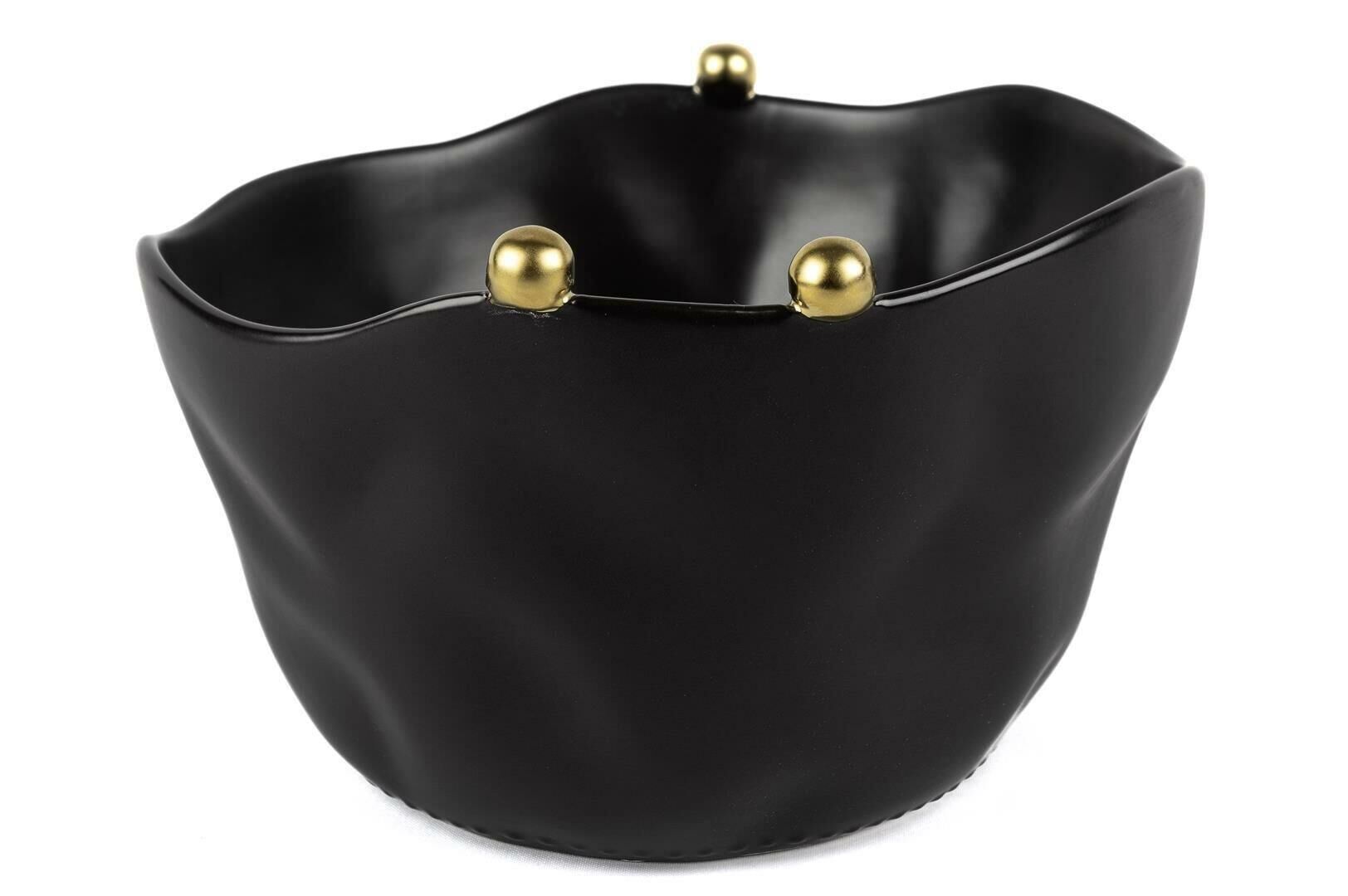 Mikasa Moor Siyah Gold Toplu Porselen Kase 19x13 cm