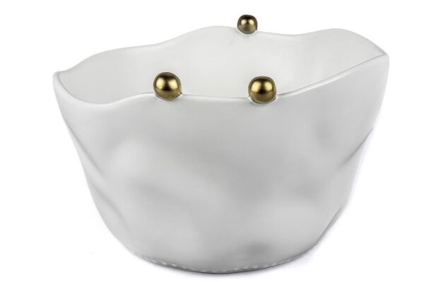 Mikasa Moor Beyaz Gold Toplu Porselen Kase 20x13 cm