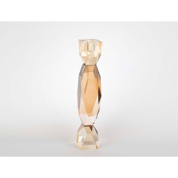 Mikasa Moor Kristal Kahverengi Şamdan 28x5cm