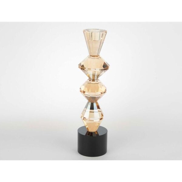 Mikasa Moor Kristal Şampanya Mumluk 33x8cm