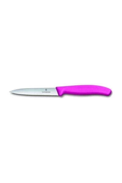 Victorinox 6.7736.L5 10 cm Tırtıklı Soyma Bıçak Pembe