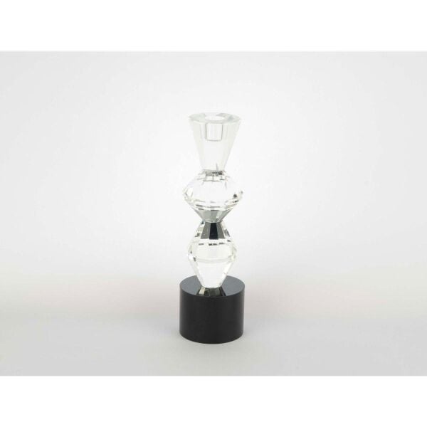 Mikasa Moor Kristal Şeffaf Şamdan 27x8cm