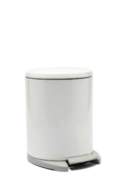 Primanova Lima Beyaz Paslanmaz Çelik Çöp Kovası 30 Litre