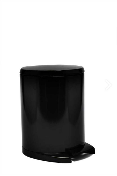 Primanova Paslanmaz Çelik Çöp Kovası Pedallı 6 Lt Cigo Siyah